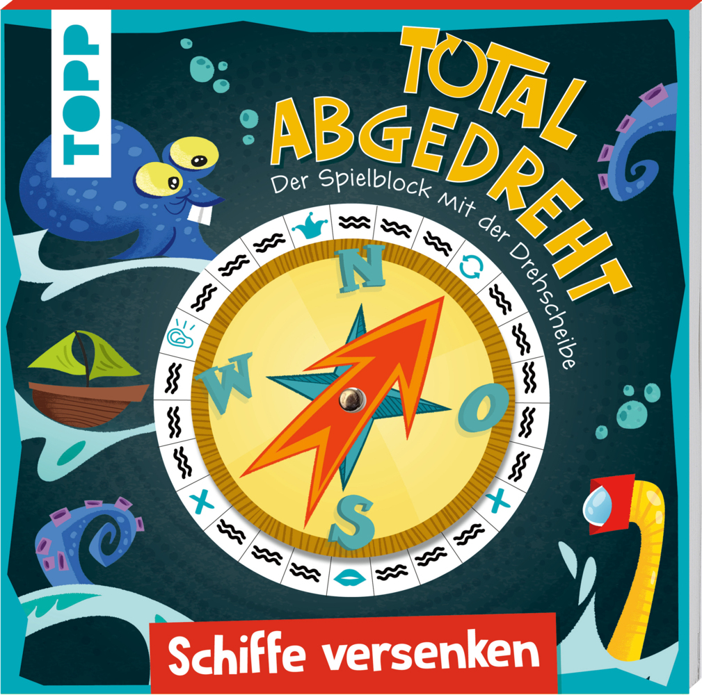 Total abgedreht! Spielblock mit Drehscheibe - Schiffe versenken main product photo