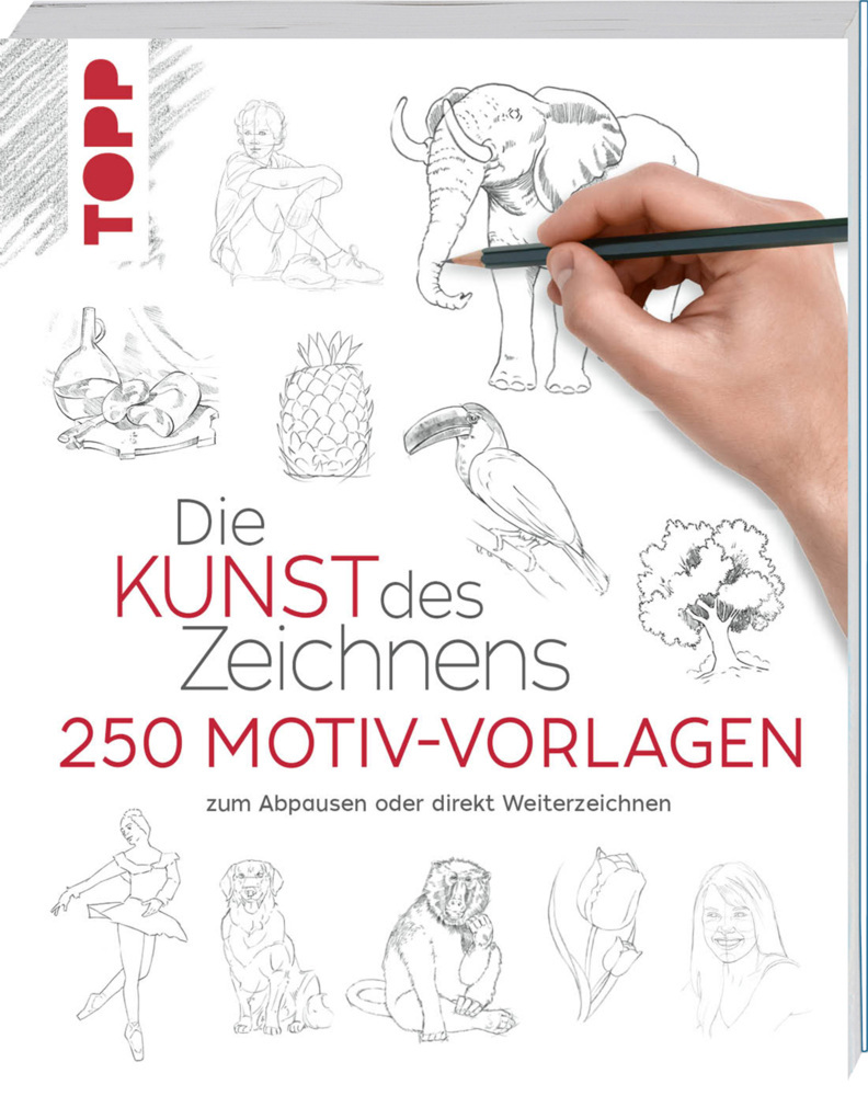Die Kunst des Zeichnens 250 Motiv-Vorlagen main product photo