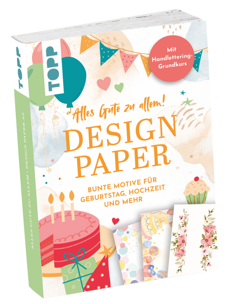 Design Paper A6 Alles Gute zu allem. Mit Handlettering-Grundkurs main product photo