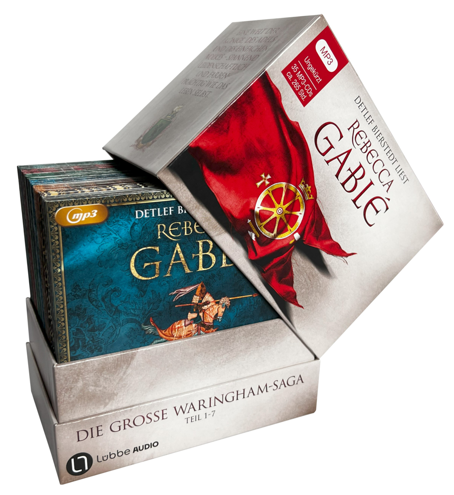 Die große Waringham-Saga - Teil 1-7, 35 Audio-CD, 35 MP3 main product photo