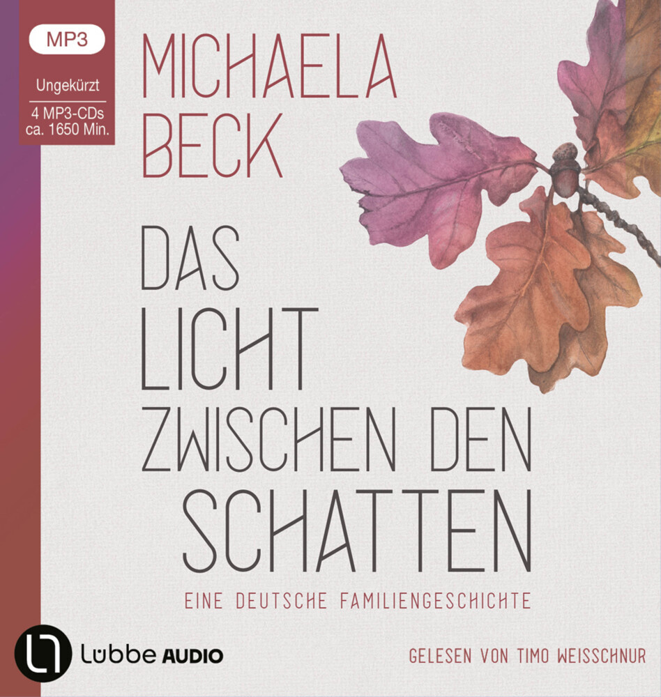 Das Licht zwischen den Schatten, 4 Audio-CD, 4 MP3 main product photo