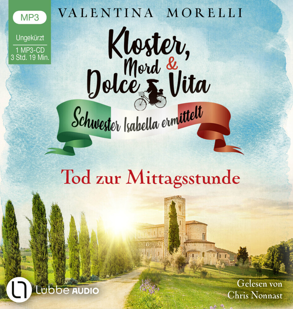 Kloster, Mord und Dolce Vita - Tod zur Mittagsstunde, 1 Audio-CD, 1 MP3 main product photo