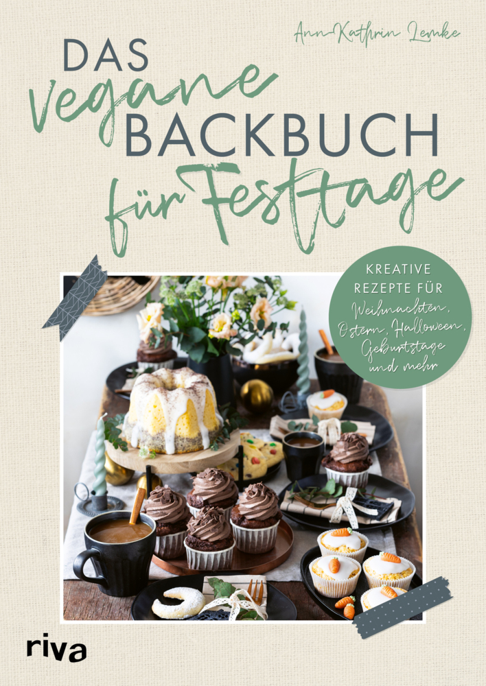 Das vegane Backbuch für Festtage main product photo