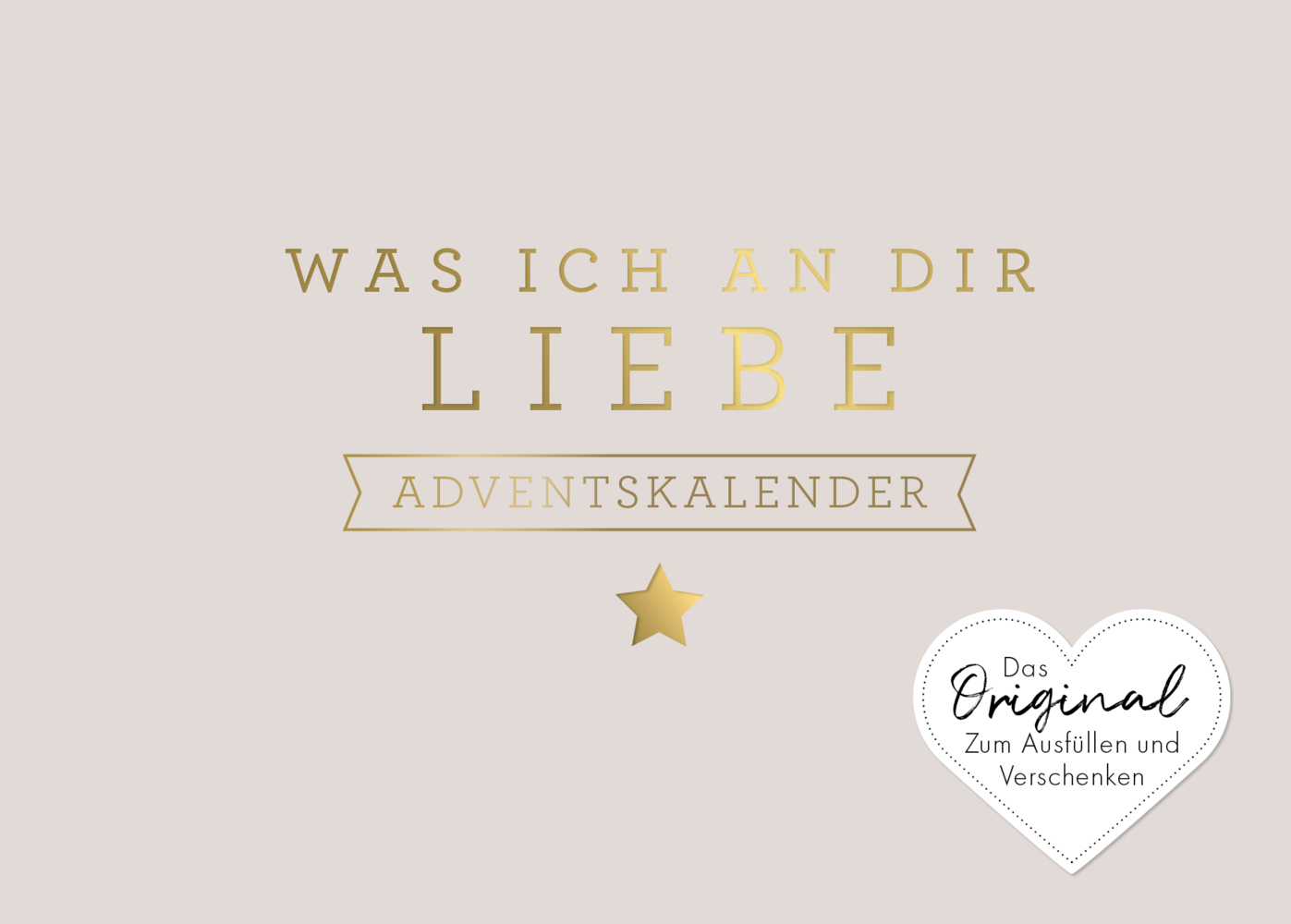Was ich an dir liebe - Adventskalender main product photo