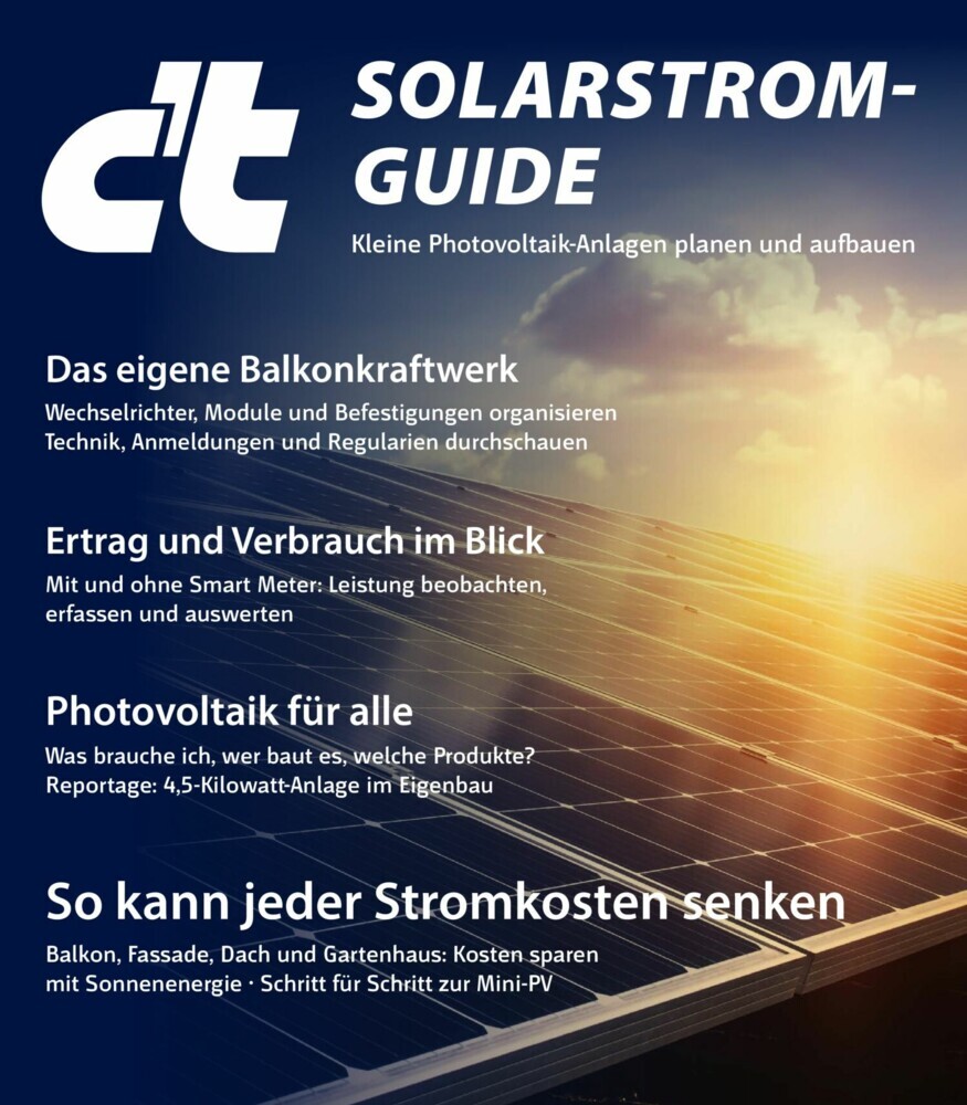c't Solarstrom-Guide 2023 main product photo