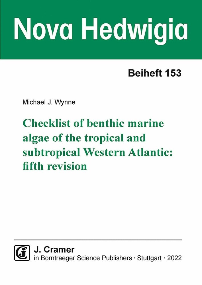 Checklist of benthic marine algae of the tropical and subtropical Western Atlantic: fifth revision main product photo