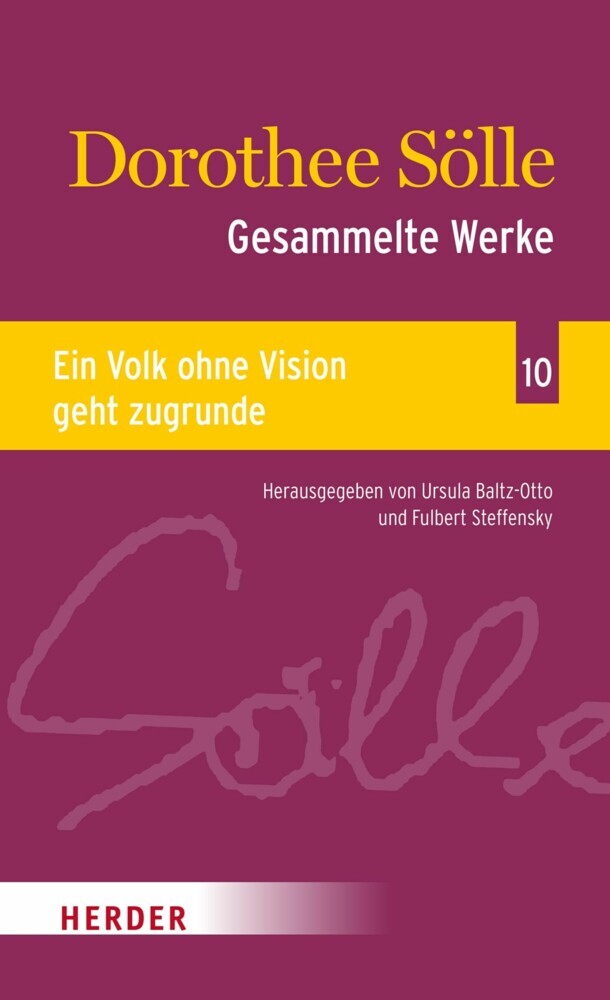 Gesammelte Werke Band 10: Ein Volk ohne Vision geht zugrunde main product photo