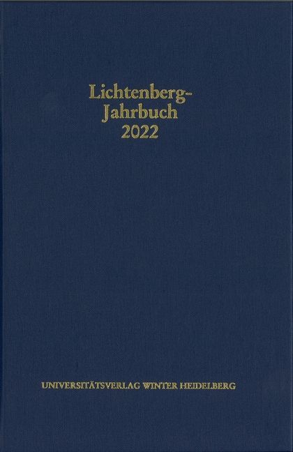 Lichtenberg-Jahrbuch 2022 main product photo