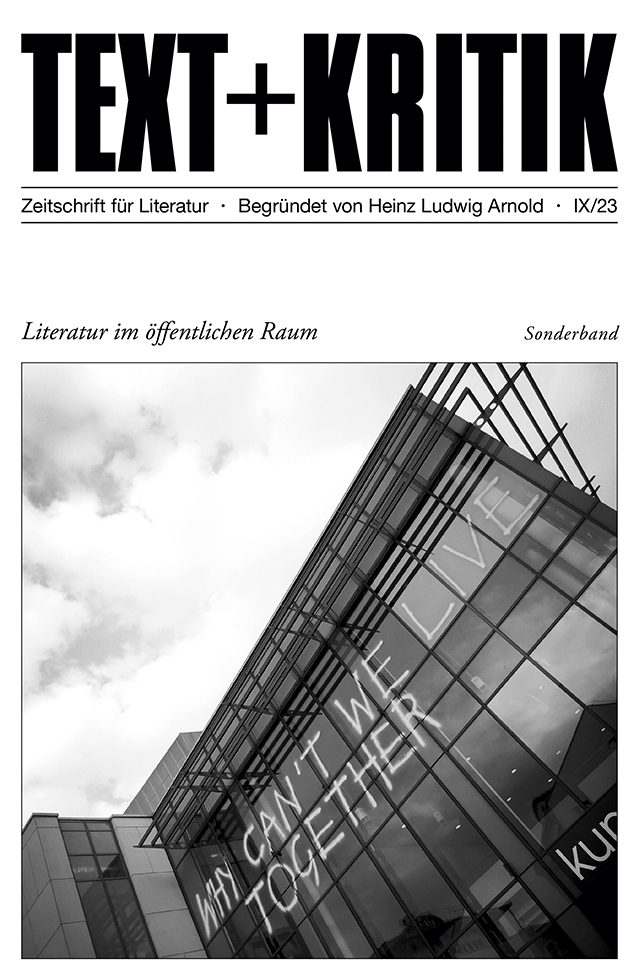 Literatur im öffentlichen Raum main product photo