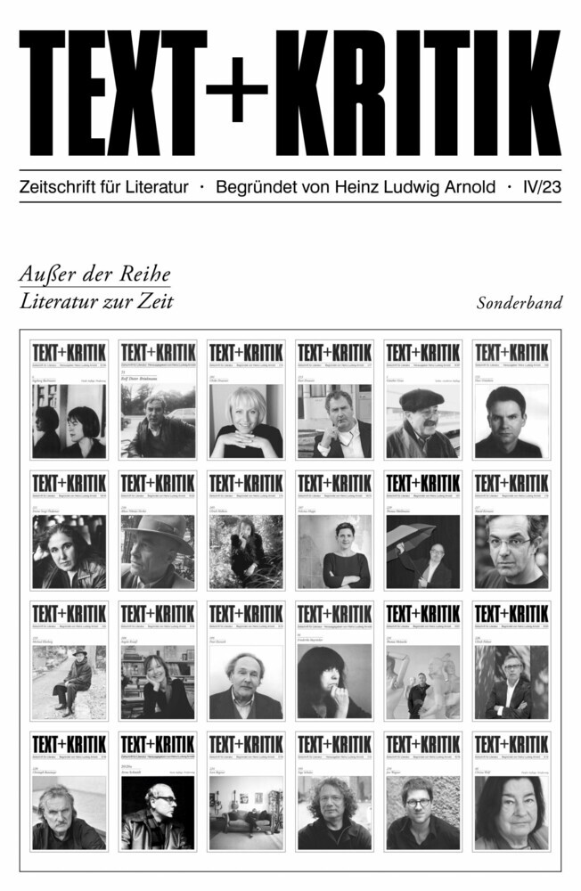 TEXT + KRITIK Sonderband - Außer der Reihe main product photo