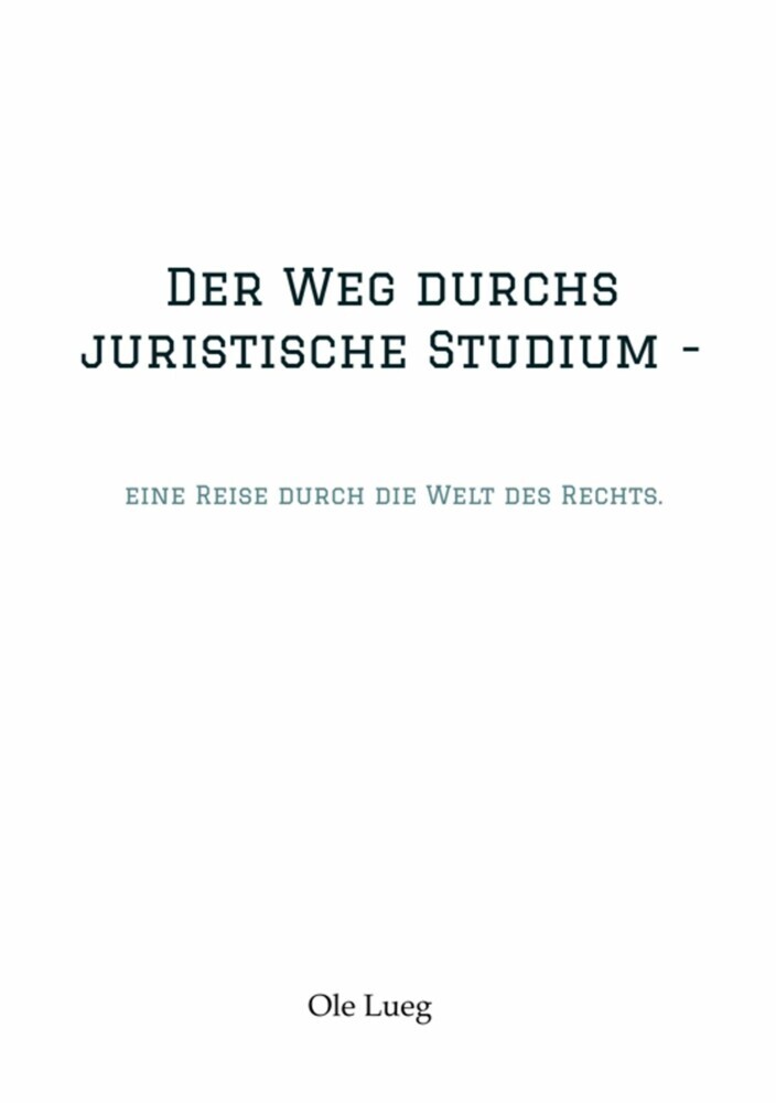 Der Weg durchs juristische Studium - main product photo