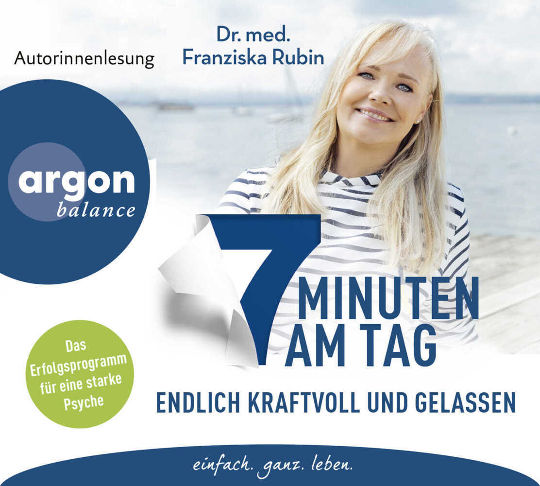 7 Minuten am Tag endlich kraftvoll und gelassen, 2 Audio-CD main product photo