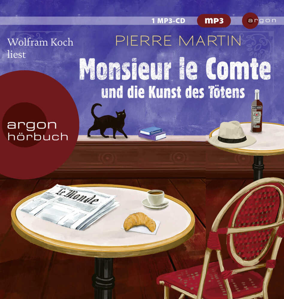 Monsieur le Comte und die Kunst des Tötens, 1 Audio-CD, 1 MP3 main product photo