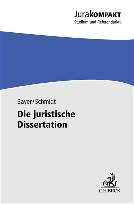 Die juristische Dissertation main product photo