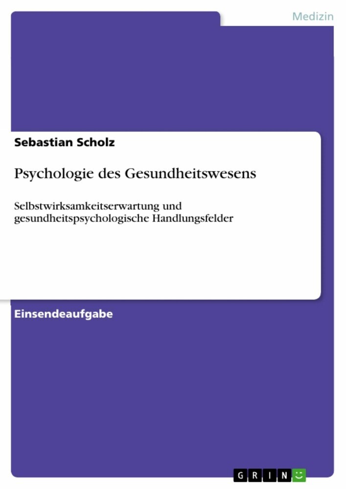 Psychologie des Gesundheitswesens main product photo