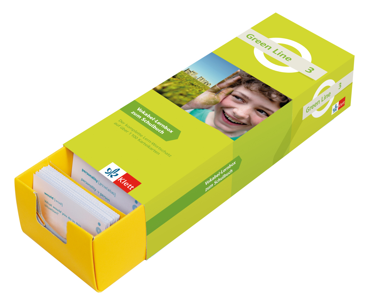 Green Line 3 (ab 2021) Klasse 7 Vokabel-Lernbox zum Schulbuch main product photo