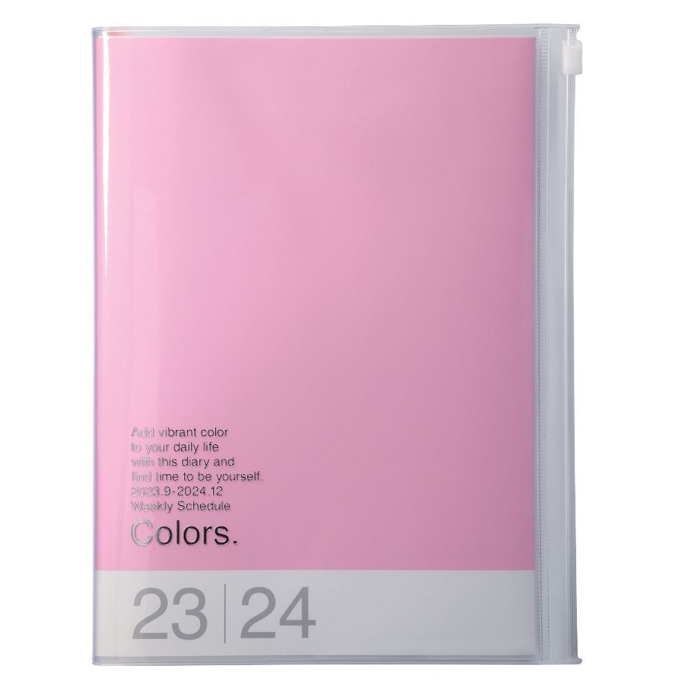 MARK'S 2023/2024 Taschenkalender A5 vertikal, COLORS, Pink main product photo