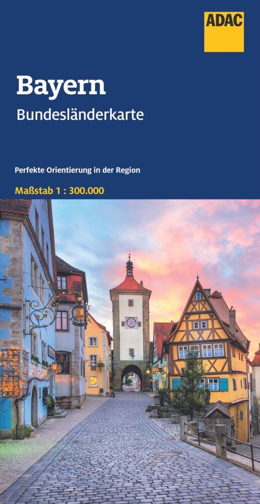 ADAC Bundesländerkarte Deutschland 12 Bayern 1:300.000 main product photo