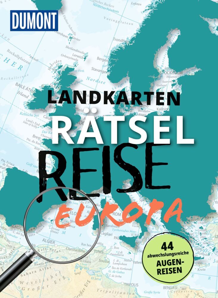 DUMONT Bildband Landkarten-Rätselreise Europa main product photo