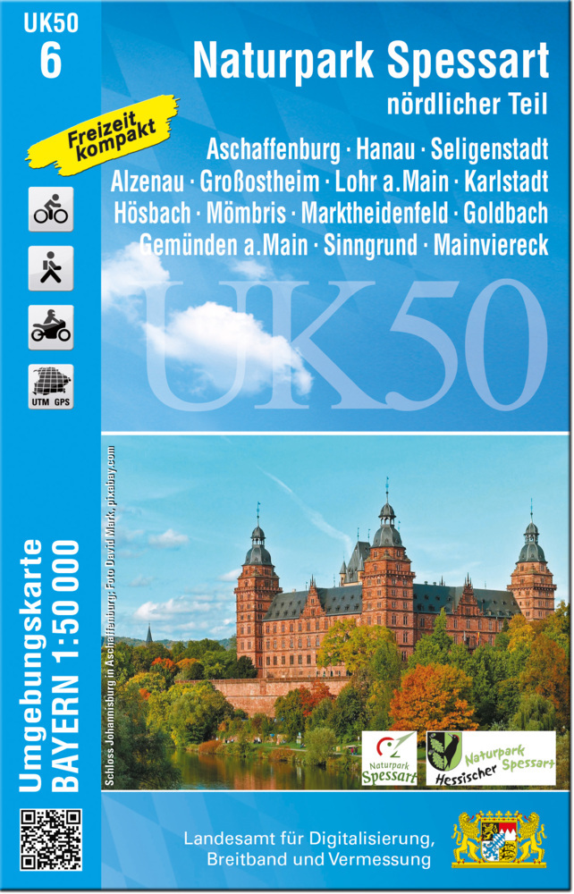 UK50-6 Naturpark Spessart nördlicher Teil main product photo