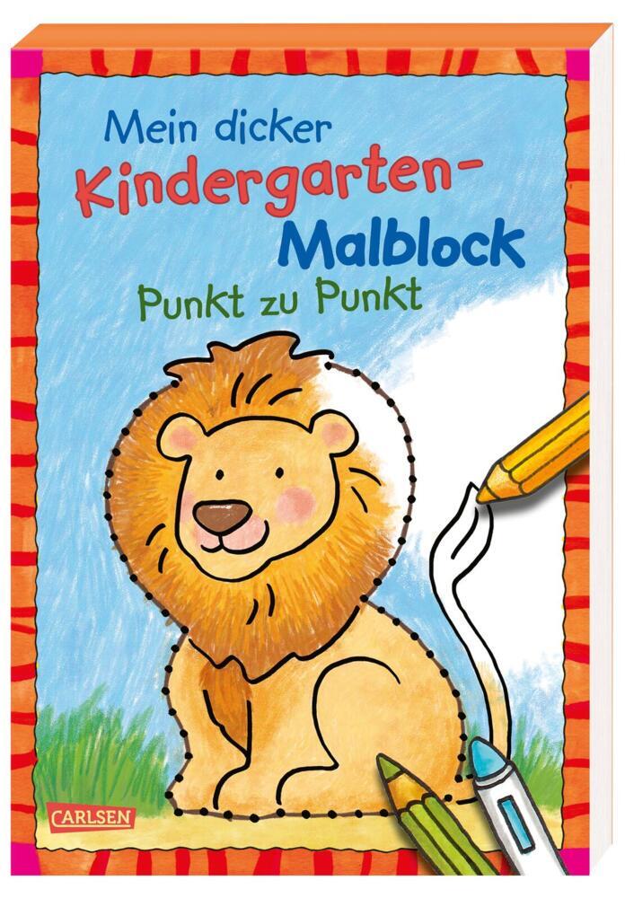 Mein dicker Kindergarten-Malblock: Punkt zu Punkt main product photo