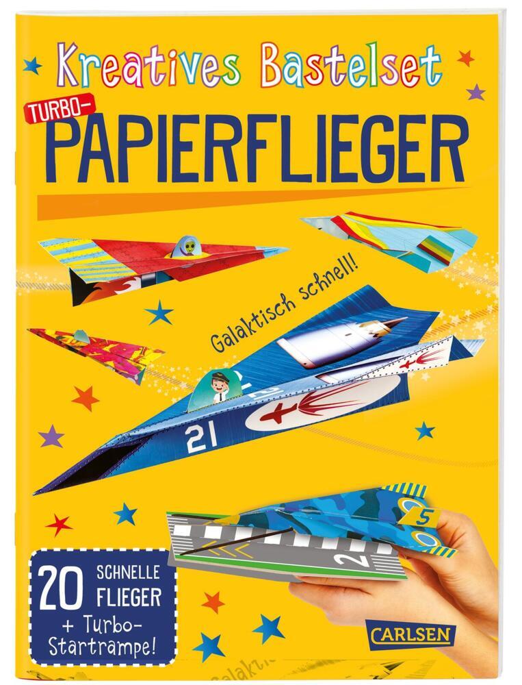 Bastelset für Kinder: Kreatives Bastelset: Turbo-Papierflieger main product photo