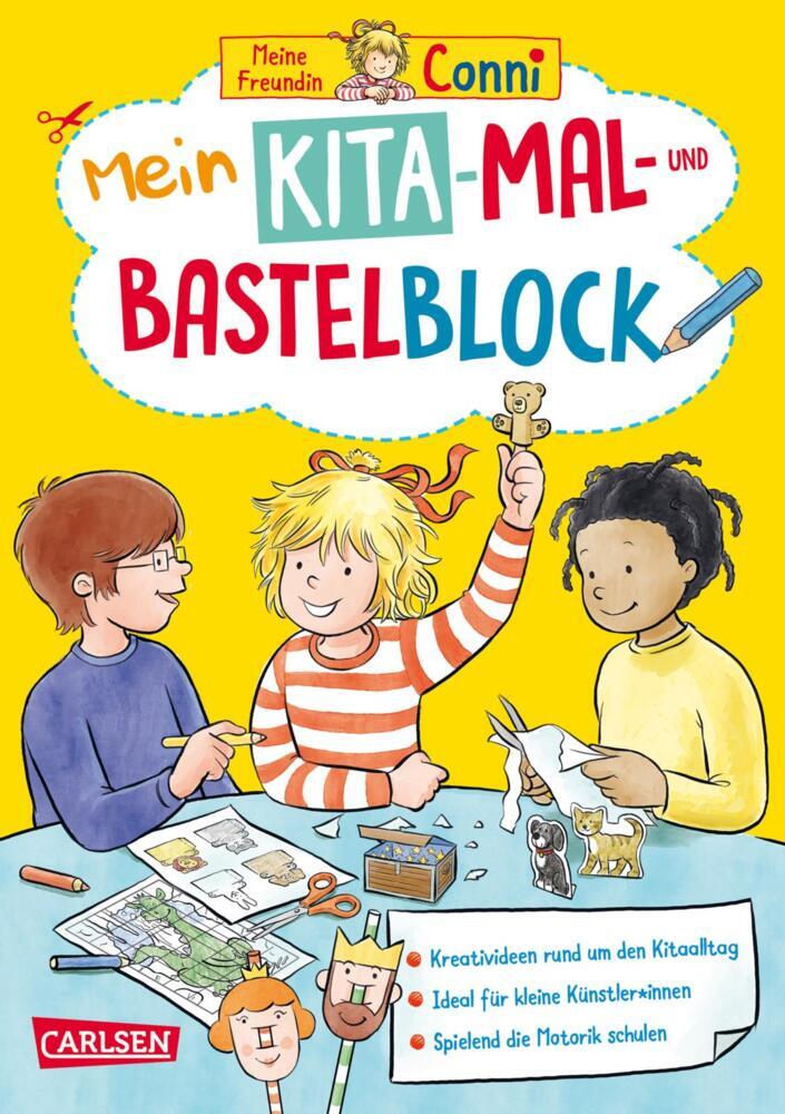 Conni Gelbe Reihe (Beschäftigungsbuch): Mein Kita-Mal- und Bastelblock main product photo