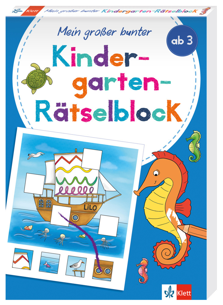 Klett Mein großer bunter Kindergarten-Rätselblock main product photo