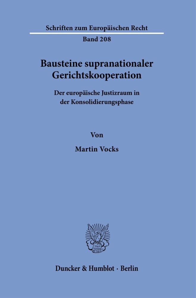 Bausteine supranationaler Gerichtskooperation. main product photo