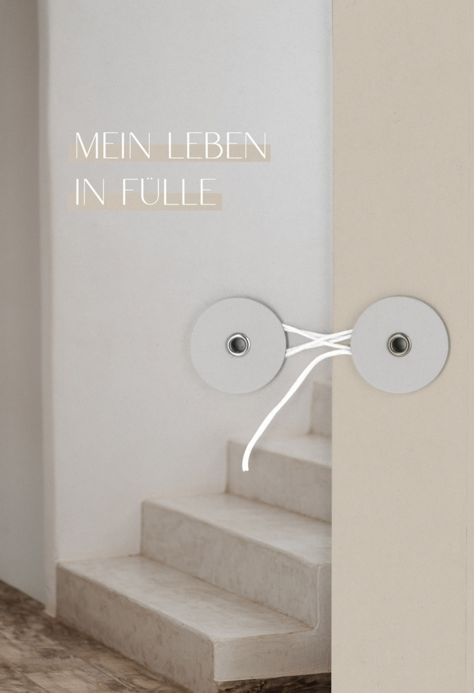 Notizbuch mit Knopf - Mein Leben in Fülle main product photo