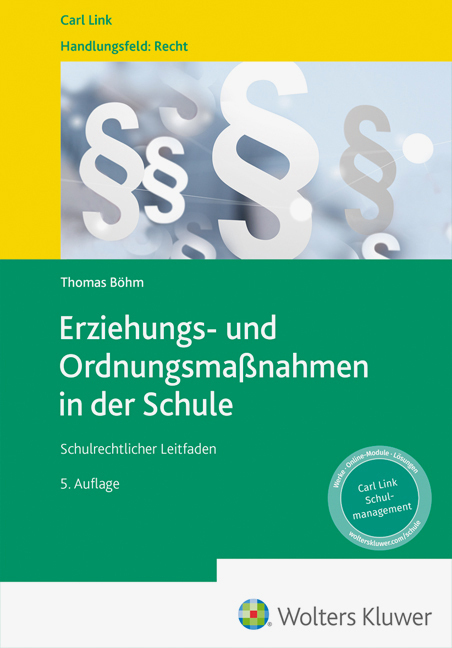 Erziehungs- und Ordnungsmaßnahmen in der Schule main product photo