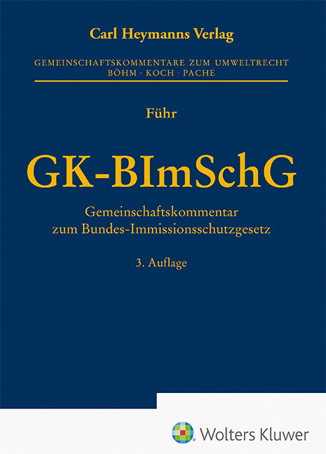 GK-BImSchG - Kommentar main product photo
