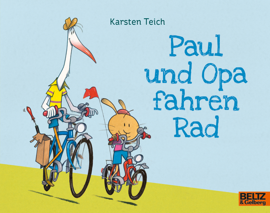 Paul und Opa fahren Rad main product photo