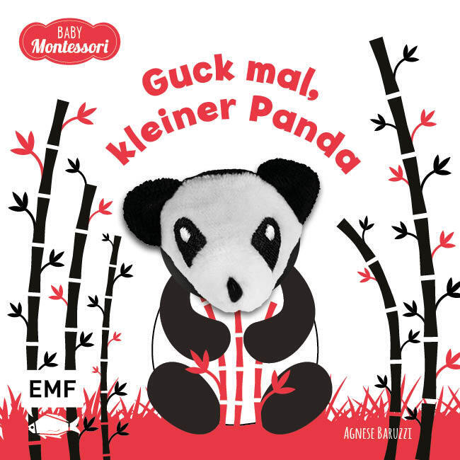 Kontrastbuch für Babys mit Fingerpuppe: Guck mal, kleiner Panda main product photo