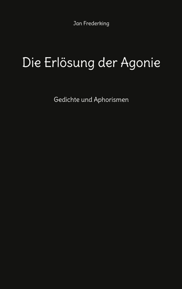 Die Erlösung der Agonie main product photo