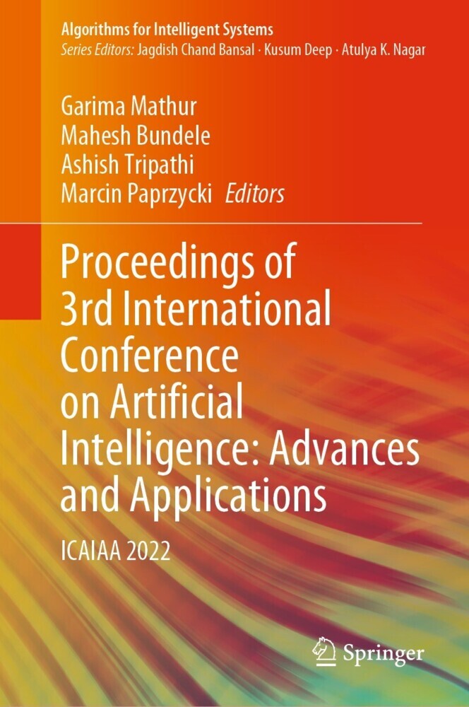 Proceedings of 3rd International Conference on Artificial Intelligence: Advances and Applications main product photo