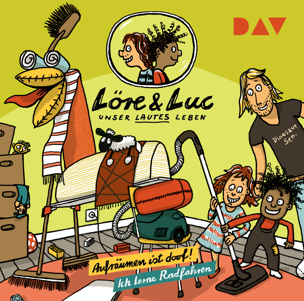 Löre & Luc - Unser lautes Leben (9). Folge 17: Aufräumen ist doof! / Folge 18: Ich lerne Radfahren, 1 Audio-CD main product photo