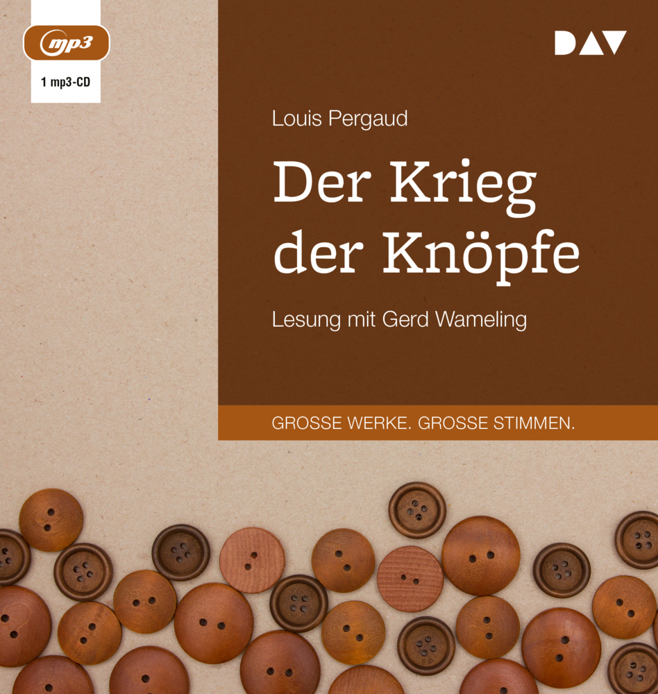 Der Krieg der Knöpfe, 1 Audio-CD, 1 MP3 main product photo