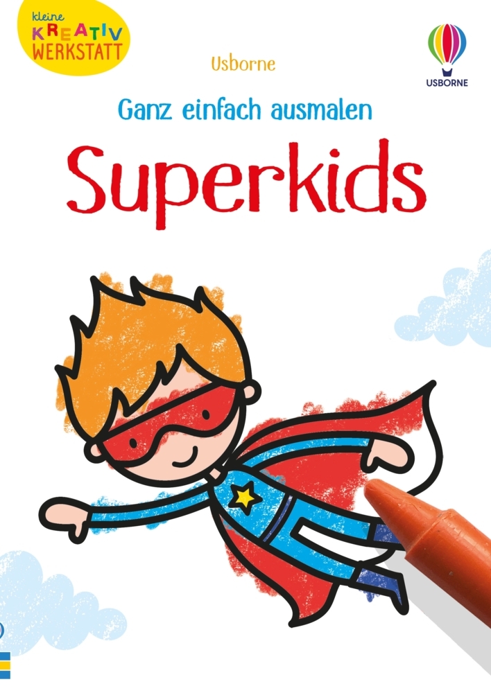 Kleine Kreativ-Werkstatt - Ganz einfach ausmalen: Superkids main product photo