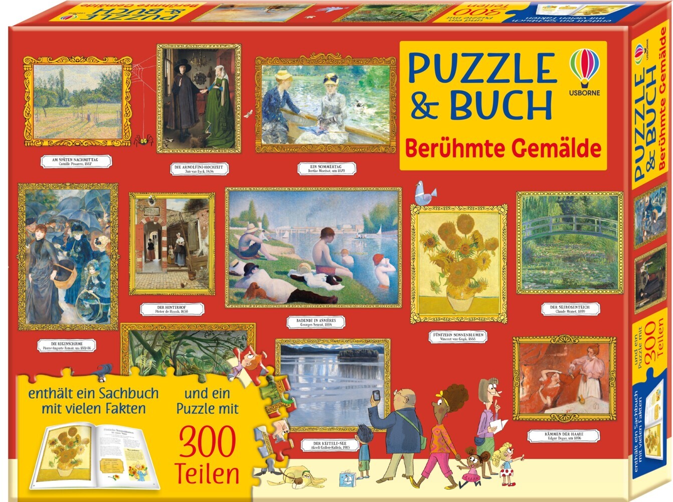 Puzzle & Buch: Berühmte Gemälde main product photo