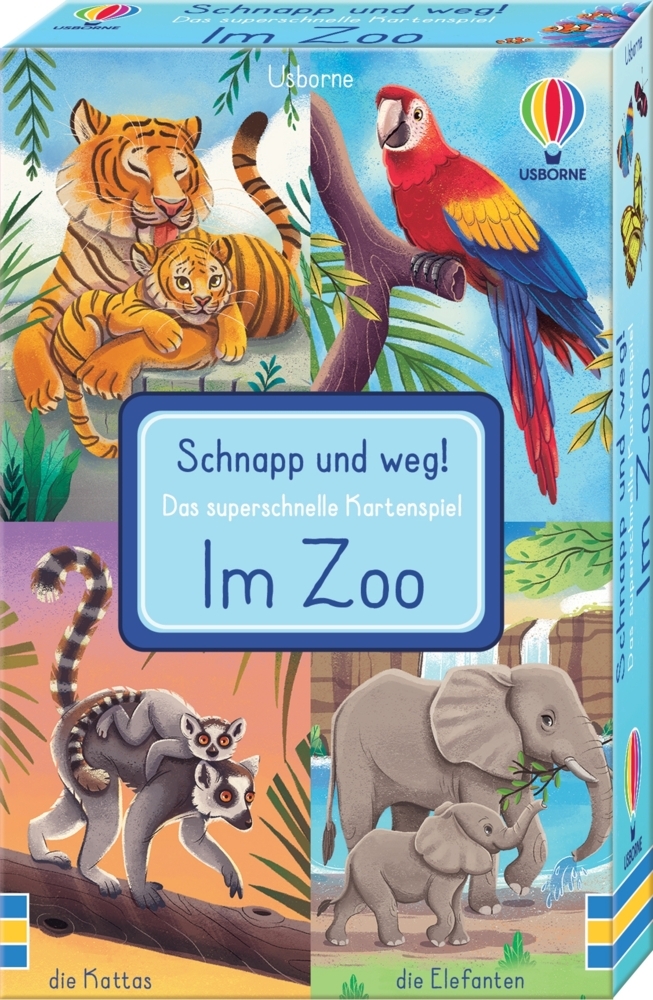 Schnapp und weg! Das superschnelle Kartenspiel: Im Zoo main product photo