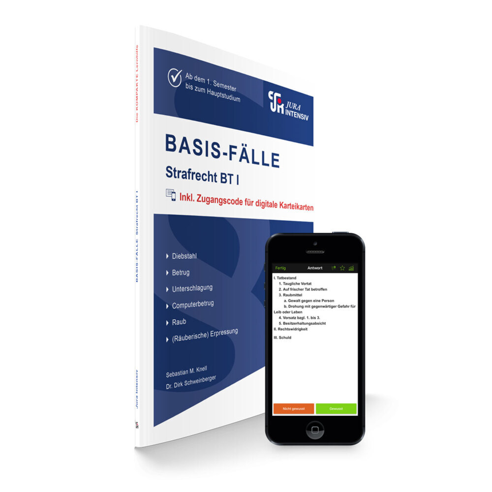 BASIS-FÄLLE Strafrecht BT I main product photo