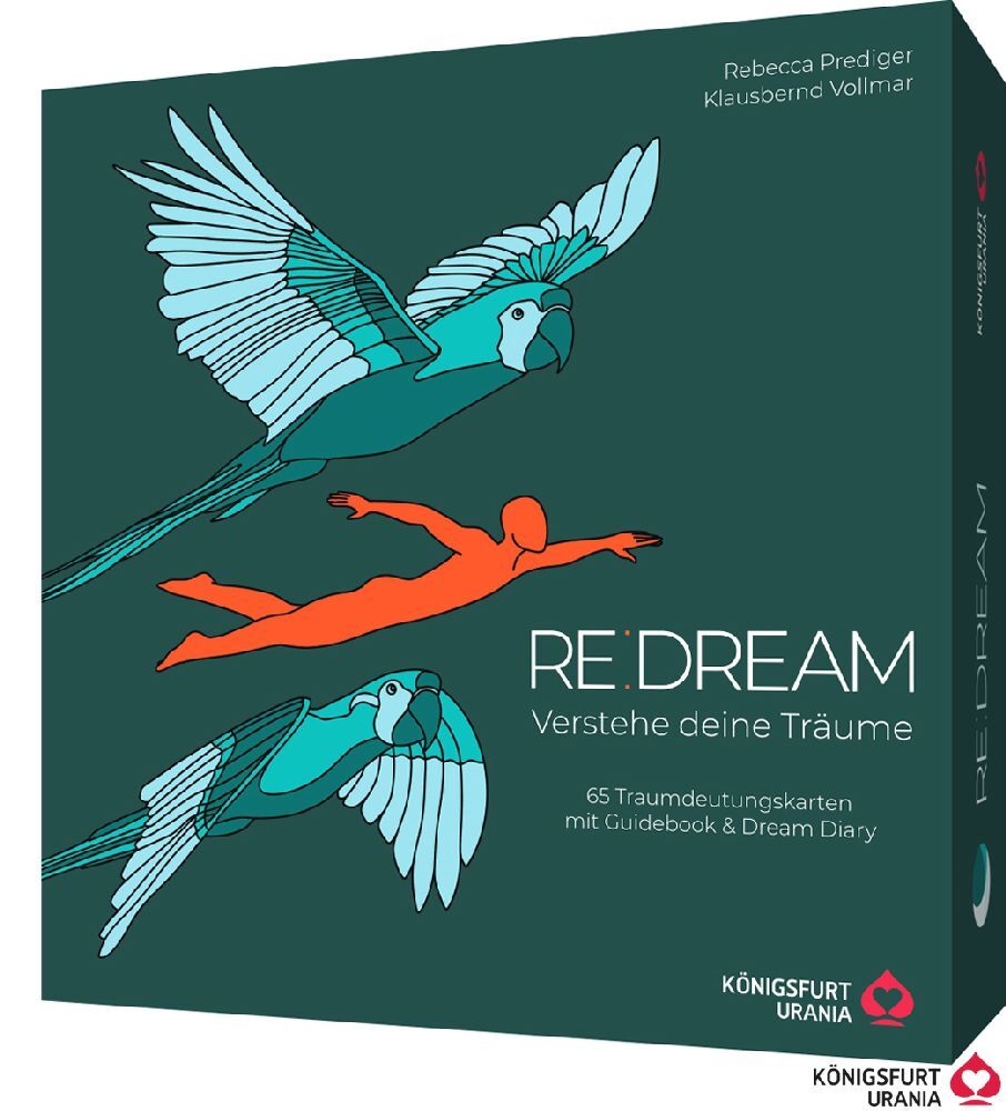 RE:DREAM: Verstehe deine Träume - 65 Traumdeutungskarten mit Guidebook & Dream Diary, m. 1 Buch, m. 1 Beilage main product photo