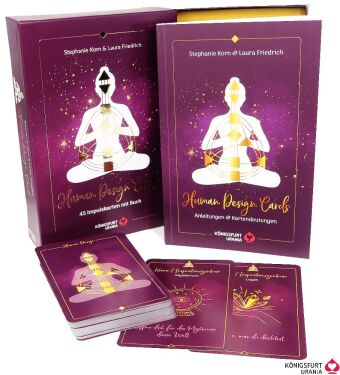 Human Design Cards: Human Design intuitiv verstehen und leben, m. 1 Buch, m. 45 Beilage, 2 Teile