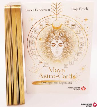 Maya-Astro-Cards: 44 astrologische Orakelkarten mit Booklet, m. 1 Buch, m. 1 Beilage