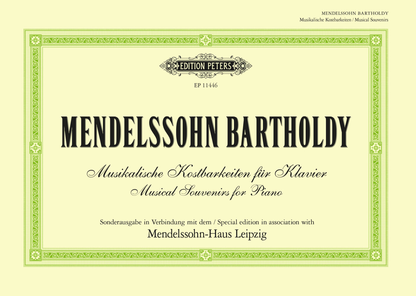 Musical Souvenirs for Piano main product photo