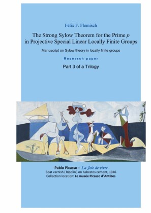 The Strong Sylow Theorem for the Prime p in Projective Special Linear Locally Finite Groups - Part 3 of a Trilogy