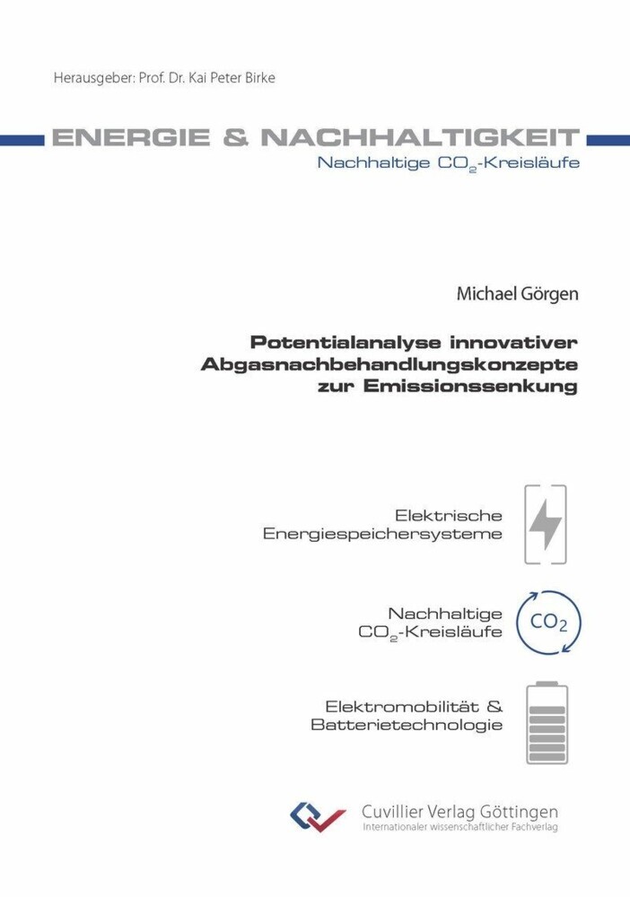 Potentialanalyse innovativer Abgasnachbehandlungskonzepte zur Emissionssenkung main product photo