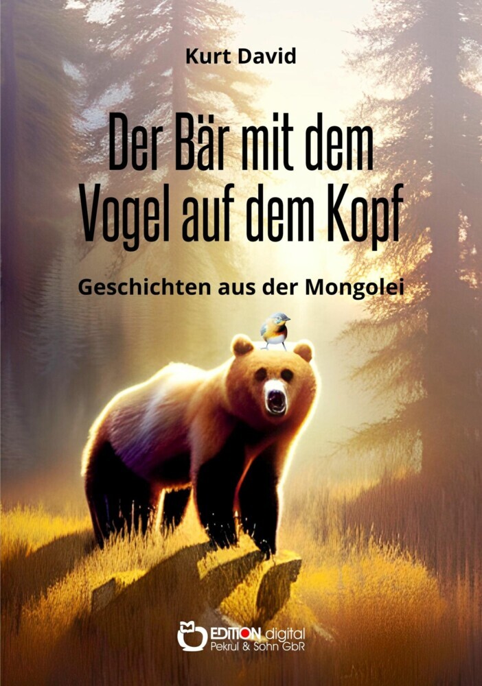 Der Bär mit dem Vogel auf dem Kopf main product photo