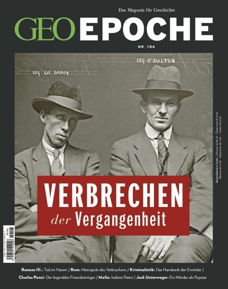 GEO Epoche 106/2020 - Verbrechen der Vergangenheit main product photo